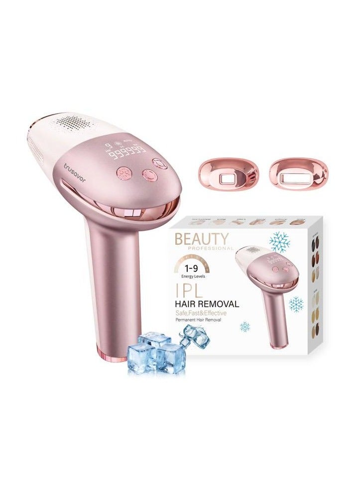 Trusavor IPL Hair Removal Device for Women & Men – 9 Energy Levels, 999,999 Flashes, Painless Laser Epilator for Face, Body, Bikini & Underarms - Image 2