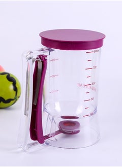QUTOOB DIY Cake Baking Batter Dispenser With Handle and Scale, Used For Making Cakes, Pancakes, Muffins, Cupcakes, Waffles, Pastry and More, Batter Mixer Dispenser Blender Machine, Measuring Cup for Baking  - Image 5