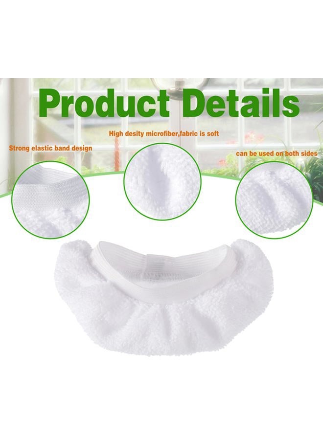 BOSHCHEN Steam Mop Pads for Handheld Steam Cleaner - Compatible with Wagner Spraytech Bissell Steam Shot Comforday PurSteam etc - Universal Reusable Washable Steam Cloth Accessories - 10 Pack - Image 4