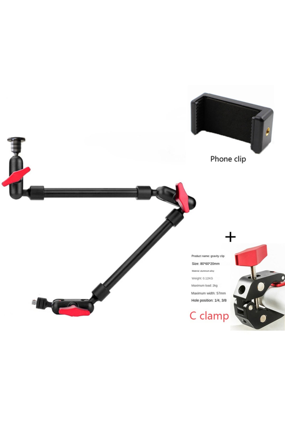 Generic Generic ck001-2-dali-sjj Camera Magic Arm With Super Clip Bracket Z33C1FDFE3B8952C90C50Z
