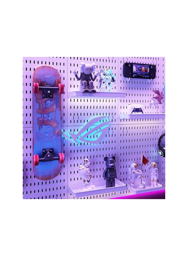 erorex Pegboard Combination Kit, Wall Storage Rack & Metal Pegboard Panels for Wall Home, Tool Storage Organization, Pegboard Panels Peg Boards - 23 Accessories - Image 2