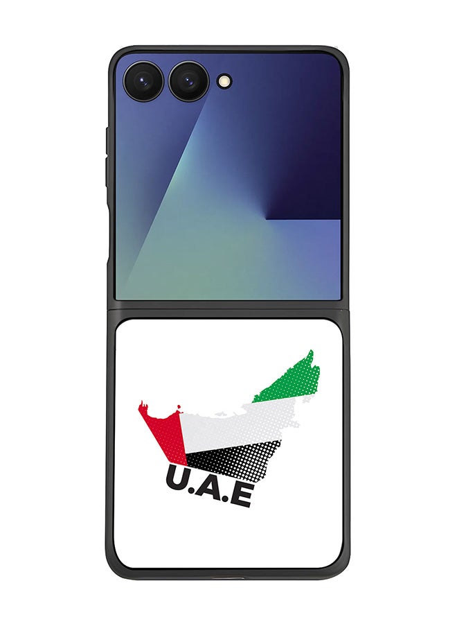 For Samsung Galaxy Z Flip7 Case,Slim fit Camera Protection, Shockproof Thin Phone cover  - UAE Map