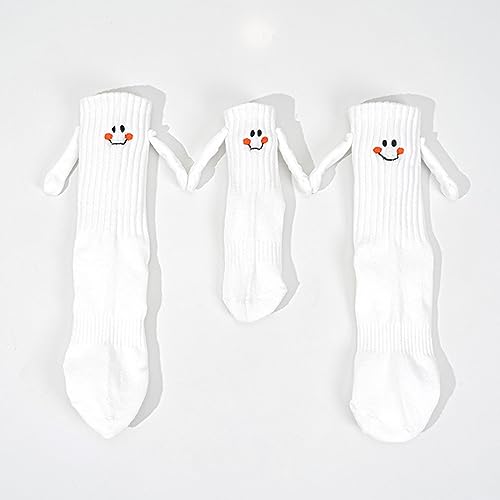 Honganda Funny Kids Baby Girl Boy Holding Hands Socks, Silly Socks Smile Crazy Socks Novelty Gift for Toddlers 1-9Years (US, Age, 3 Years, 5 Years, Black) - Image 4