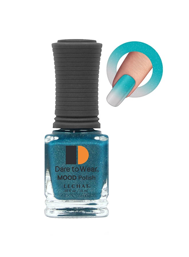 Lechat Color Changing Nail Polish 15ml Glossy Super Shine Nail Lacquer 15ml Fast Dry Long Lasting Nail Enamel Temperature Change Mood Color Polish Nail Art No Need UV LED Lamp No curing Manicure Nail Paint - Image 1