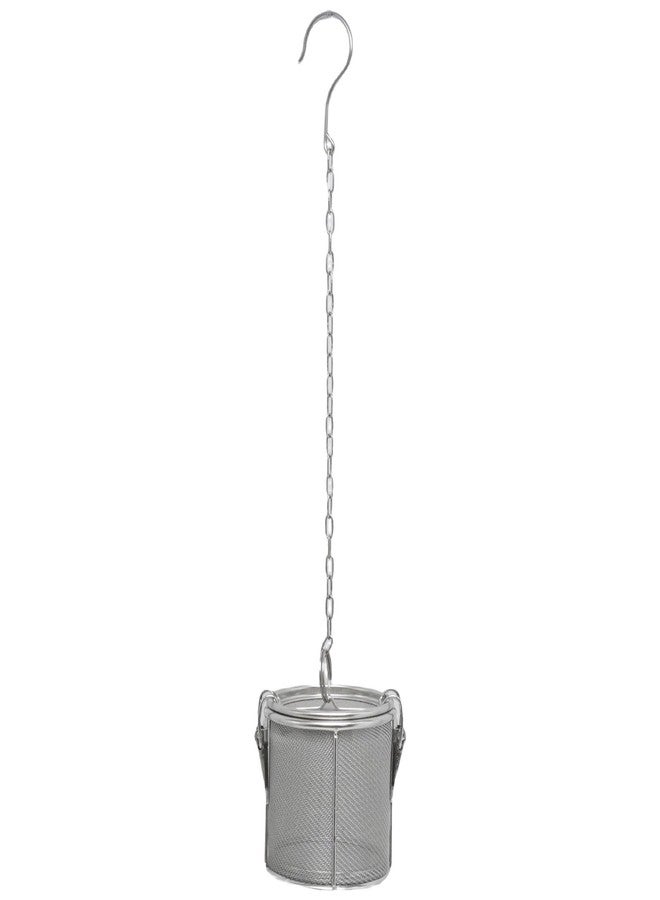 MDEOOSKY 10 * 10cm Stainless Steel Spice Filter, Mesh Design Tea Ball Strainer Soup Seasonings Seperation Basket Filter with Chain Hook, for Home Restaurant - Image 5