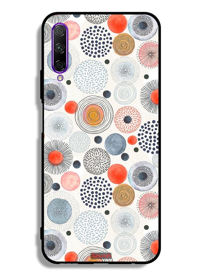 Tolwak Huawei Y9s Protective Case Cover Cotton Flowers Pattern - Image 2