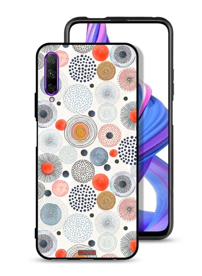 Tolwak Huawei Y9s Protective Case Cover Cotton Flowers Pattern - Image 1