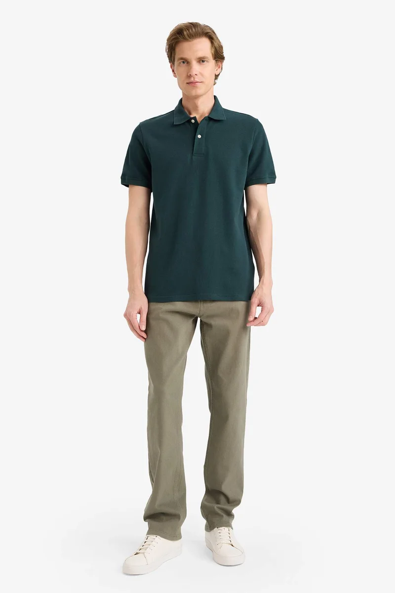 ديفاكتو Cotton Polo T-Shirt