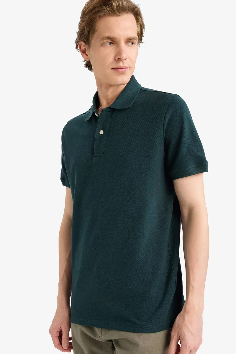 ديفاكتو Cotton Polo T-Shirt