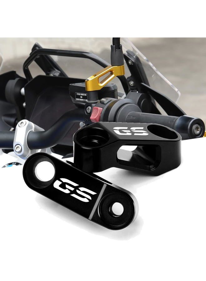Modeer For B.M.W R1200GS R1250GS R1300GS Adventure F750GS F850GS F900GS ADV Any year Motorcycle Rearview Mirror Extenders r 1200 1250 1300 f 750 850 900 gs adv Accessories (black) - Image 1