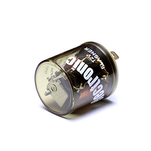 RDBS 2-Pin Electronic LED Flasher Relay，RDBS 12V LED Heavy Duty 2 Pin Compatible Automobile Motorcycle Bike Fix Turn Signal Bulbs Fast Hyper Flash，2 Prong Flasher Relay - Image 2