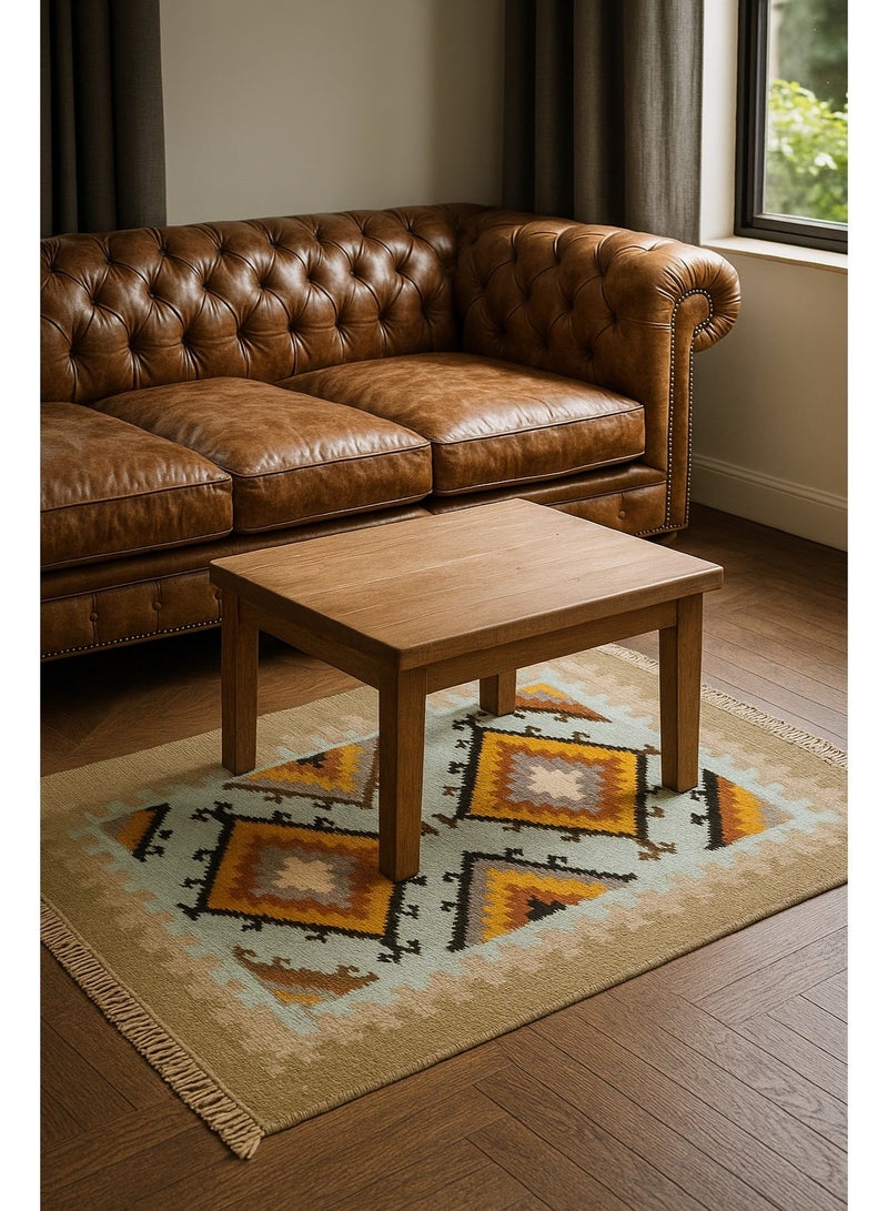 Luxury handmade Indian rug - Image 1
