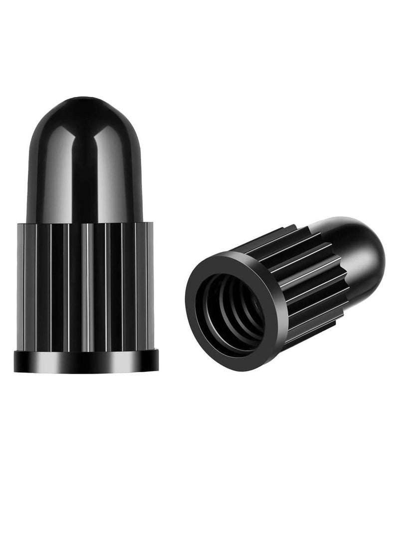 20 Pack Valve Caps, Plastic Bike Dust Caps Tire, Bicycle, French Stem Cover for Mountain, Road Bikes, Racing, Corrosion Resistance, Accessories, Outdoors (Black)
