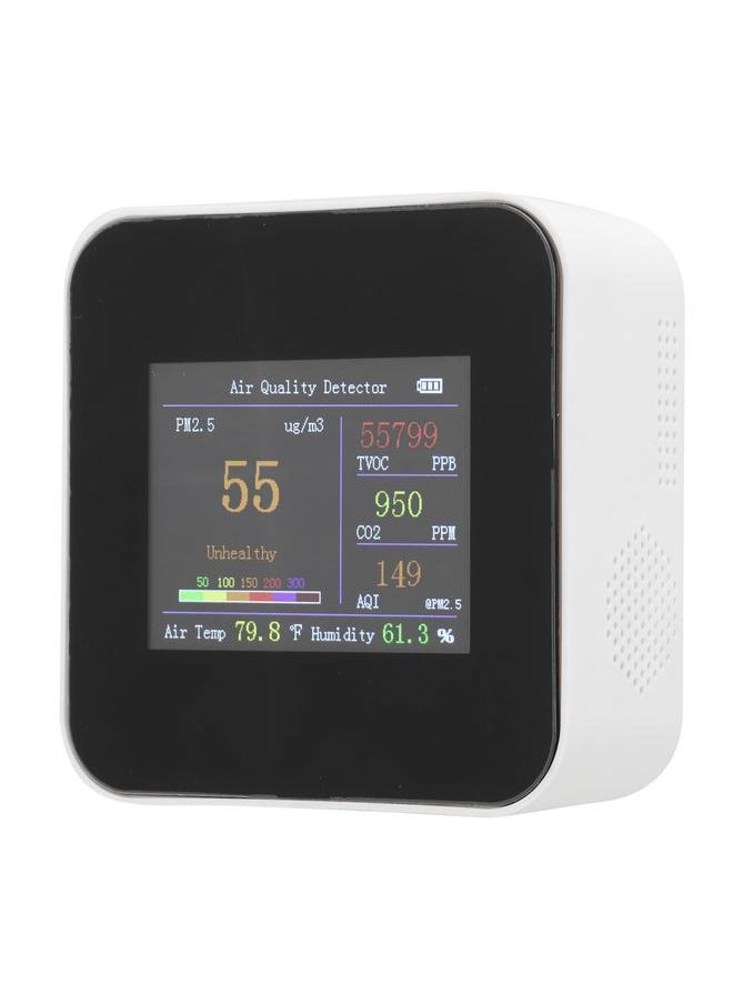 Thoraya Air Quality Monitor Indoor Detector Temperature Meter Humidity Tester Type C Charging Sensor with Built in Battery KB4: PM2.5 CO2 Monitor  - Image 3