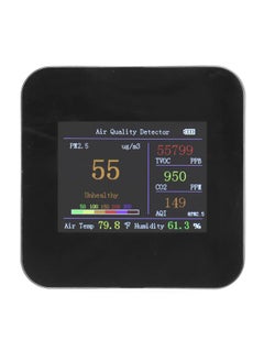 Thoraya Air Quality Monitor Indoor Detector Temperature Meter Humidity Tester Type C Charging Sensor with Built in Battery KB4: PM2.5 CO2 Monitor  - Image 2