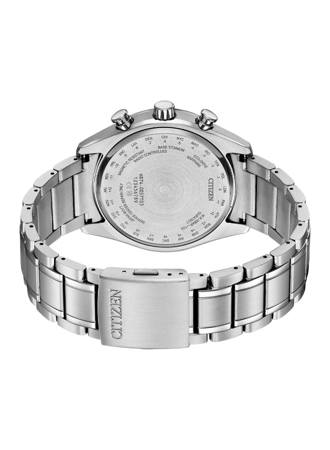 CITIZEN Men's Super Titanium Promaster Sky Global Radio Controlled Watch BY1010-81H - 43 mm
