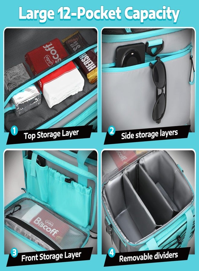 PLUSINNO Paddle Board Cooler, Waterproof SUP Cooler Durable PVC Material, Paddle Board Bag with TPU Zipper, 12-Pocket Fits 42 Cans, Paddle Board Accessories for Beach, Camping, Kayaking - Image 3