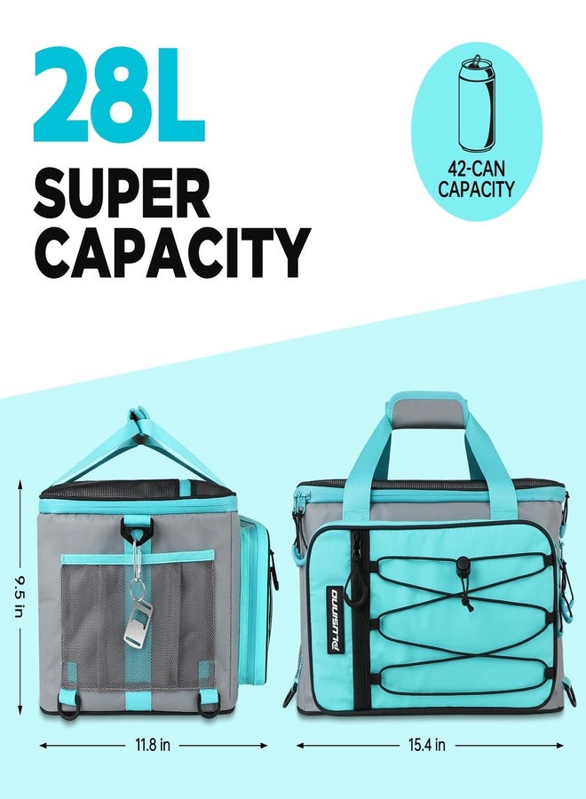 PLUSINNO Paddle Board Cooler, Waterproof SUP Cooler Durable PVC Material, Paddle Board Bag with TPU Zipper, 12-Pocket Fits 42 Cans, Paddle Board Accessories for Beach, Camping, Kayaking - Image 4