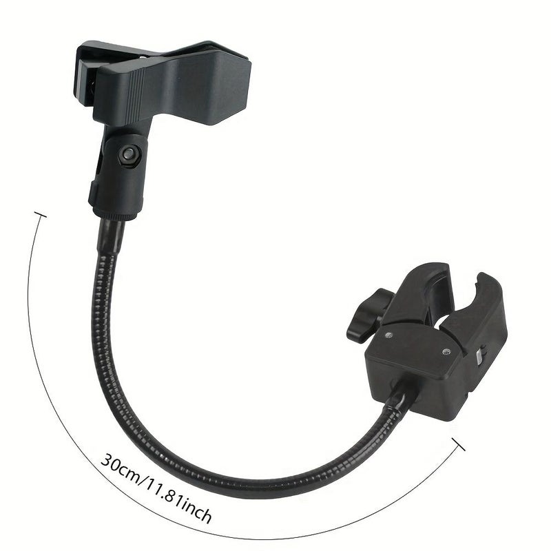مشبك ميكروفون غوسنيك 180 درجة، خرطوم معدني XLR، مشبك قوي للبودكاست - Image 5