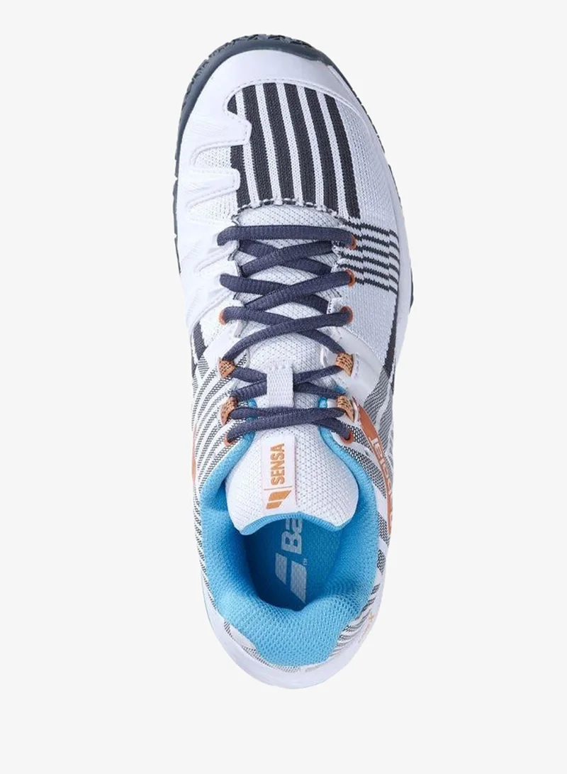 Babolat White/Canyon Sunset Babolat PADEL Adult  Shoes SENSA W, 31S23757-1085 (French Brand) for Women | Best Price UAE