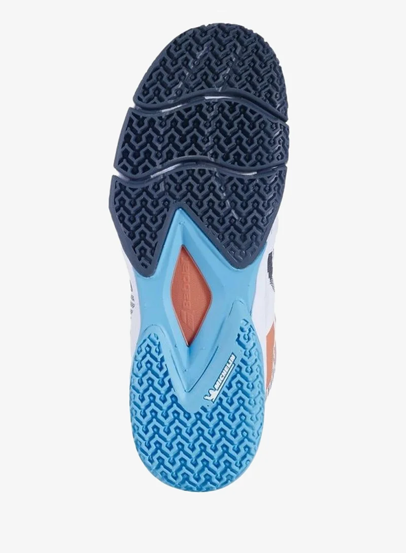 Babolat White/Canyon Sunset Babolat PADEL Adult  Shoes SENSA W, 31S23757-1085 (French Brand) for Women | Best Price UAE