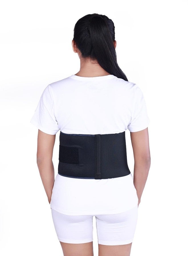 حزام METRO Orthotics للبطن لدعم البطن وتخفيف آلام ما بعد الولادة، يقوي عضلات البطن، يدعم أسفل الظهر، ويخفف آلام أسفل الظهر - أسود (مقاس 3XL) - Image 4