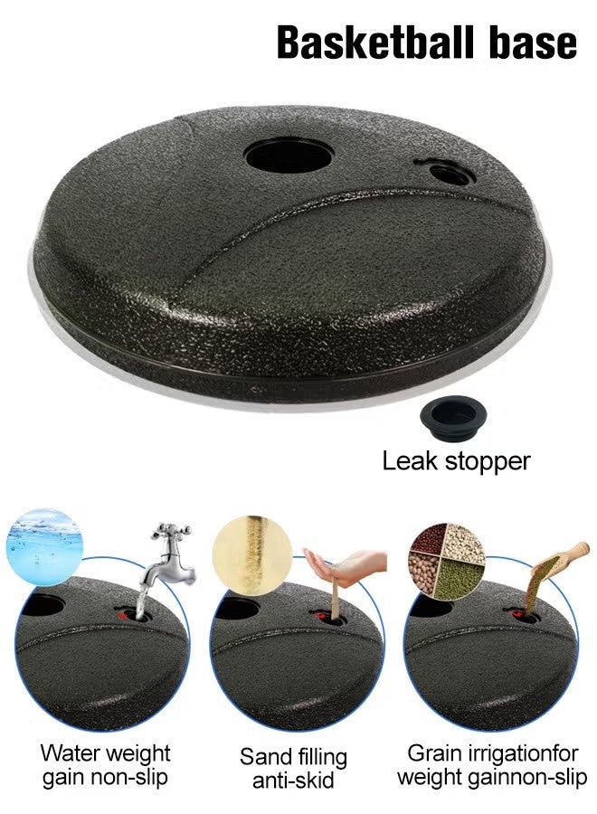 180 سم كرة السلة وقف حلقة مجموعة ، تشمل حامل السلة للأطفال الكرة والمنفخ ، وقف كرة السلة القابل للتعديل ، حامل السلة حلقة الهدف ، لعبة النشاط الرياضي المتعة في الهواء الطلق ، حلقة كرة السلة للأطفال القابلة للتعديل مع الكرة والمضخة ، لعبة النشاط الرياضي في الهواء الطلق هدية الطفل الصغير. - Image 4