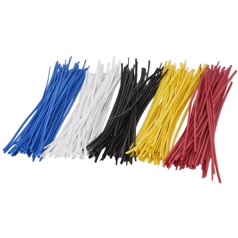 Sunmns 250 Piece Colorful Metallic Twist Cable Cord Wire Ties Reusable Fastening 6 Inch - Image 1