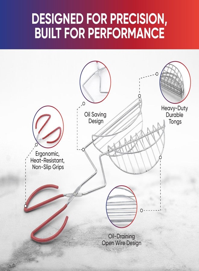 StarBlue Taco Shell Tongs for Frying by StarBlue - 1 Units 6 Inch U-shapedEasy-Grip Tool for Making Crispy Taco Shells - Heat-Resistant and Dishwasher Safe - Image 4
