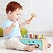 Battat Wooden Hammer Toy for Kids Toddlers Pounding Bench with Pegs and Mallet Colorful Developmental Toy 1 Year Pound Count Bench - Image 3