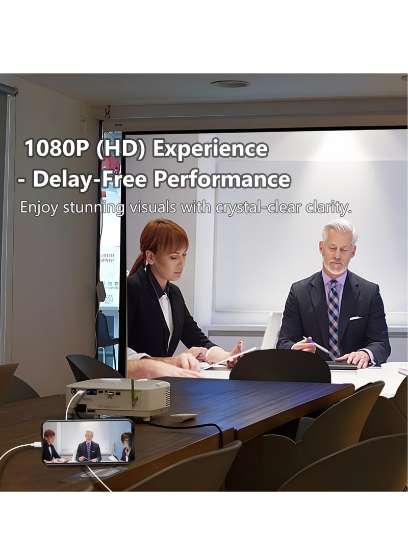 Lightning to HDMI Cable, Digital AV Adapter, High-Speed to HDMI, 1080P HD Video Sync Screen Connector, i Phone to HDMI for TV Projector Monitor, HDMI Public Line, 2m