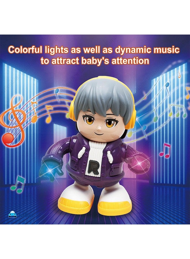 فنبلاست ألعاب FunBlast Dancing Boy للأطفال - روبوت راقص للأولاد مع موسيقى، أضواء وامضة ثلاثية الأبعاد، روبوت متأرجح وراقص للأطفال، ألعاب ضوئية وصوتية للأطفال بعمر 3 سنوات فما فوق (ألوان عشوائية) - Image 3