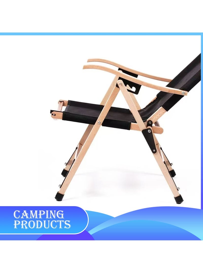 Manful Comfortable Foldable Camping Chair with Adjustable Headrest  - Image 3