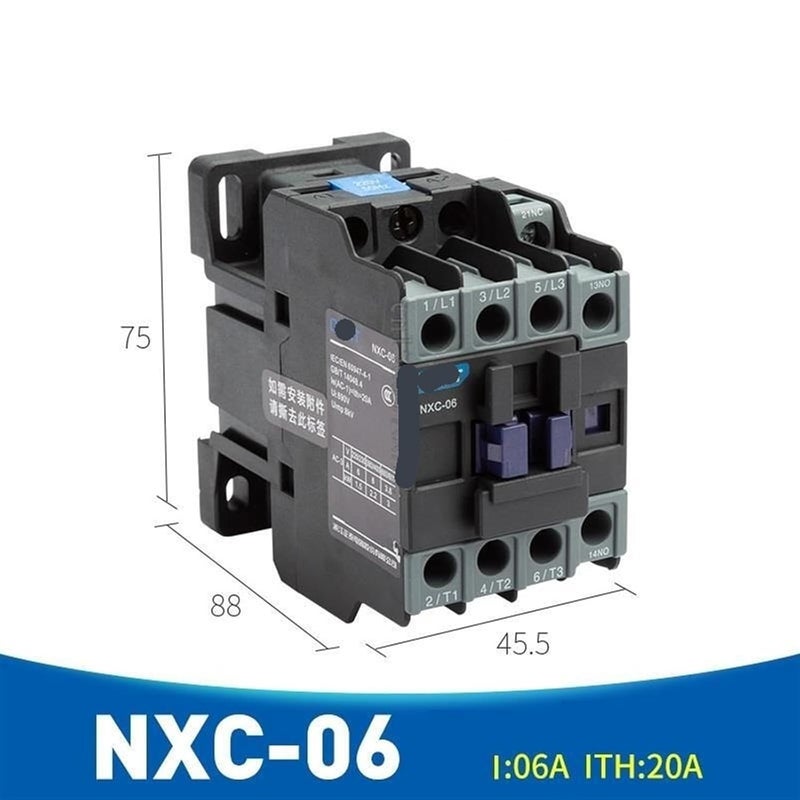 NXC Magnetic AC Contactor NXC 06 24V 9A 12A 18A 25A 32A 38A AC24V 110V 220V 380V - Image 3