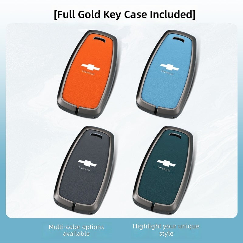 Chevrolet Malibu XL Key Case Cover - Suede Business Style for Cruze, Equinox, Trax, Trailblazer & More - Image 2