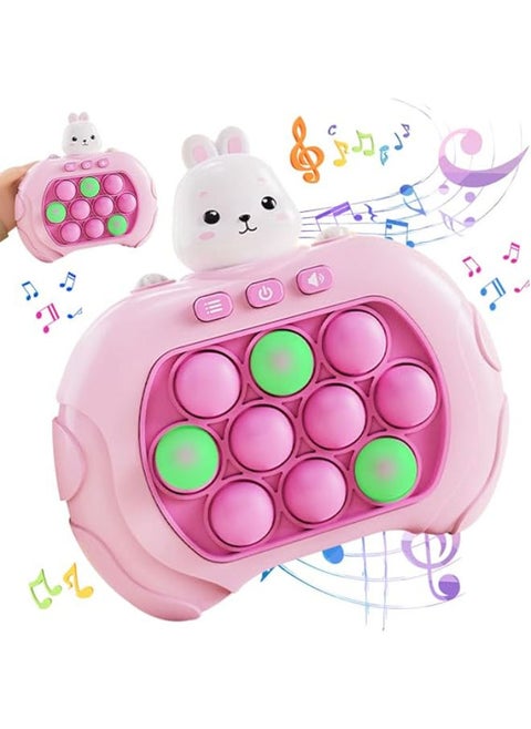 Fivtsme Pop Fidget It Toy, Quick Push Pop Game Console, Quick Push Game, Electronic Sensor Game, Sensory Fidget Toy, Bubble Sensory Squeeze Toy for Early Development and (Bunches)
