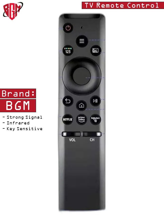Replacement for Samsung Remote Control, Universal Remote Control for Samsung Smart TV Remote for Samsung Series TV Control for All Samsung LCD LED UHD HDTV Smart TV with Netflix Prime Video Buttons