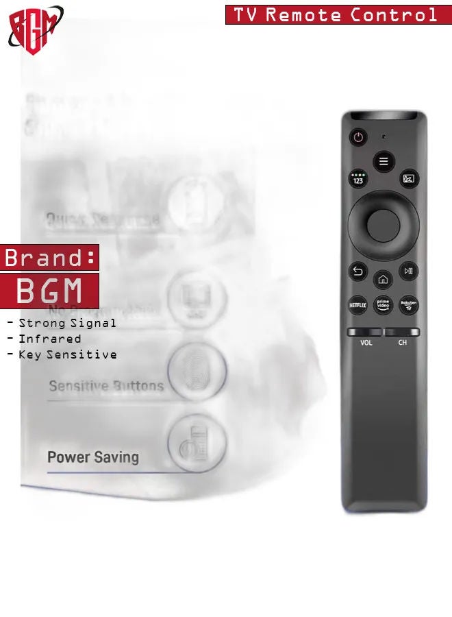 Replacement for Samsung Remote Control, Universal Remote Control for Samsung Smart TV Remote for Samsung Series TV Control for All Samsung LCD LED UHD HDTV Smart TV with Netflix Prime Video Buttons