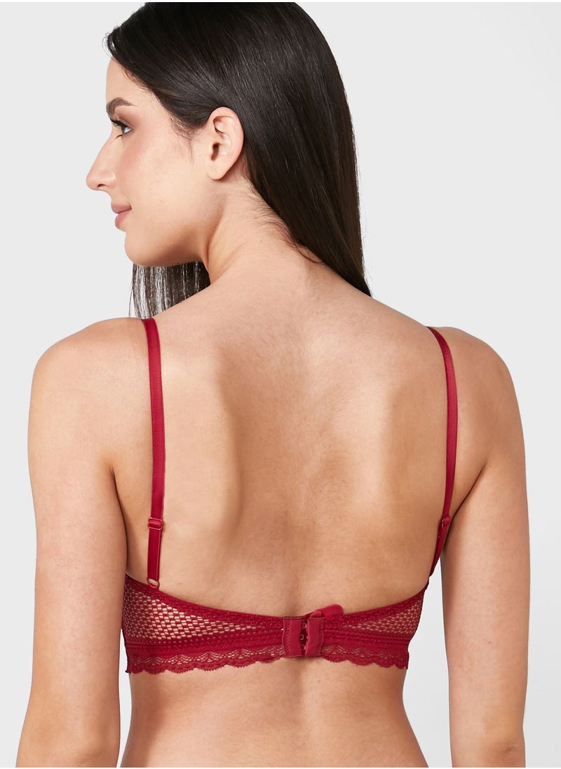 ELLA - Lace Detail Bralette - Image 1