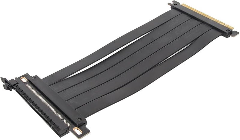 Yosoo PCIE 4 0 X16 Riser Cable 30cm Black 180 Degree Flexible Extension Card - Image 4