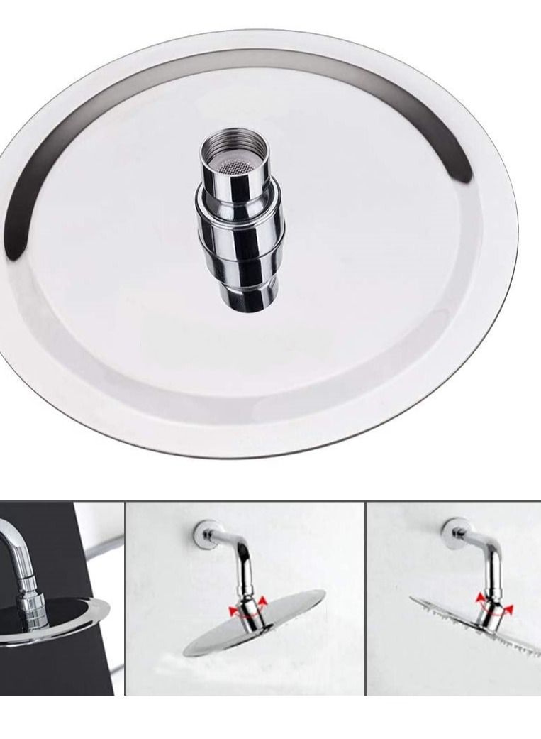 OR OR Stainless Steel 304 Rainfall Shower Head Silver 250MM - Image 3