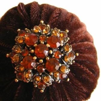 Nakpunar 2 Milk Chocolate Velvet Emery Pincushions  Keep Your Needles Clean  Sharp - Image 1