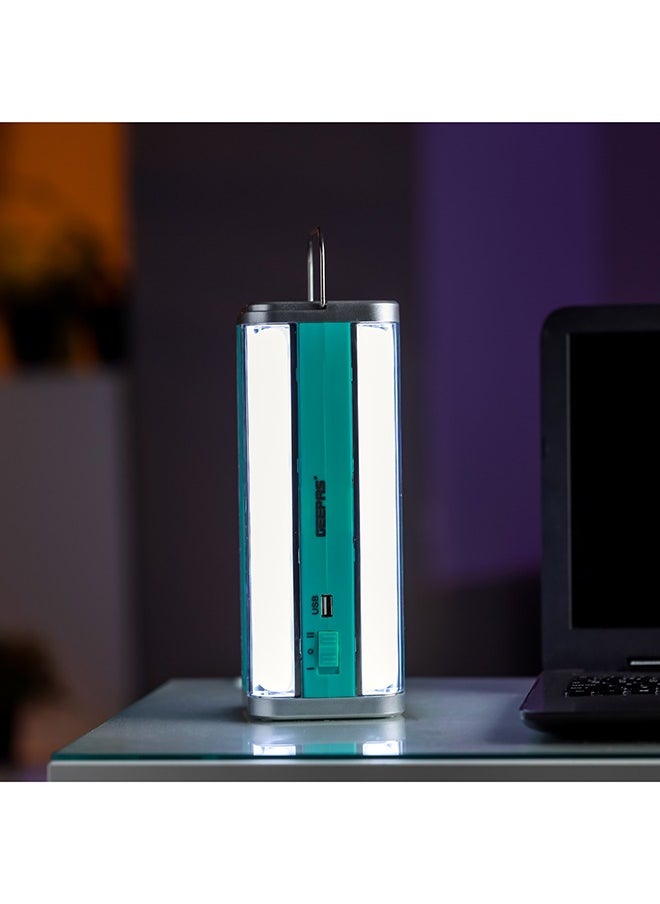 GEEPAS Geepas GE5595 Multi-functional LED Emergency Lantern 4000mAh | Portable, Lightweight | Solar Input with Dimmer Function | 4 Hours Working | Ideal to Charge Personal Devices  - Image 1