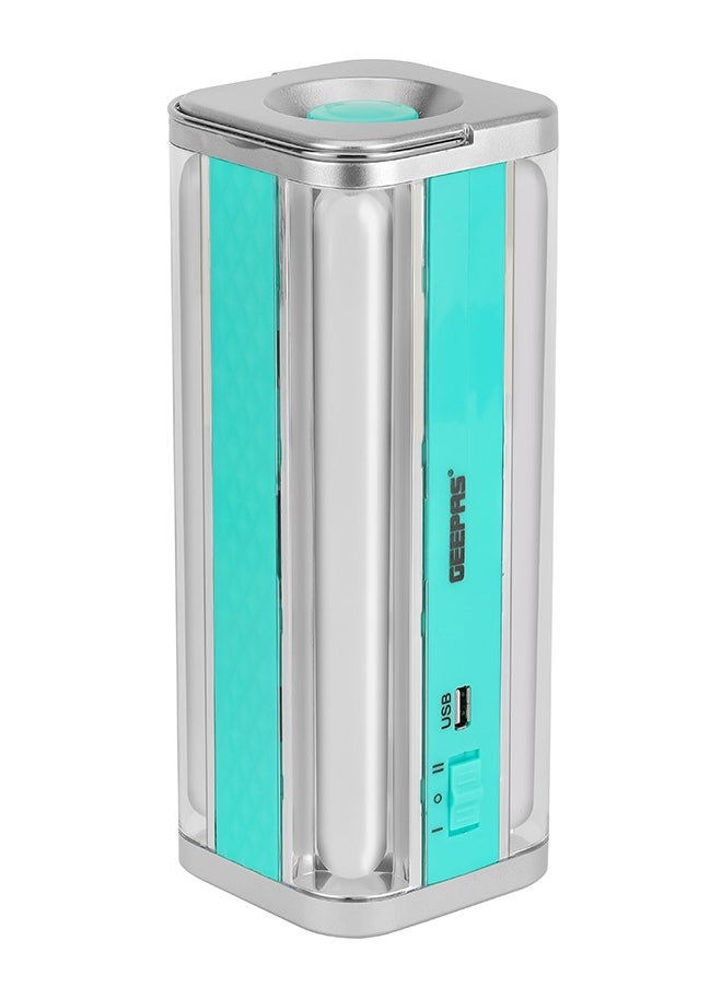 GEEPAS Geepas GE5595 Multi-functional LED Emergency Lantern 4000mAh | Portable, Lightweight | Solar Input with Dimmer Function | 4 Hours Working | Ideal to Charge Personal Devices  - Image 2