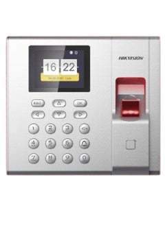 DS-K1T8003MF Fingerprint Time Attendance Terminal with RFID (EM/Mifare) Support, 2.8" Color LCD Screen, 1,000 Fingerprint Capacity, 50,000 Logs Storage, Multi-Verification Modes (Fingerprint, RFID, Password), TCP/IP & USB Communication, Anti-Passback, Real-Time Data Sync, and Access Control Features