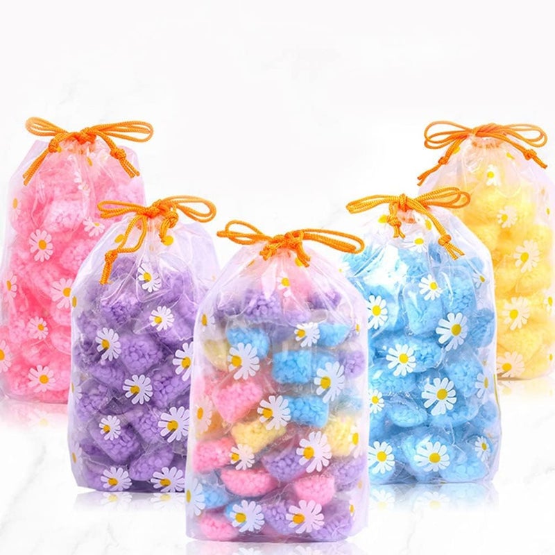 Clothes Freshener 50 Pcs Clear Rose Sachets Set Fragrance Beads Strong Diffusion Fragrance Beads for Room Closet Towel Protect from Unwanted Odors and Give Your Clothes Daily Hygiene Scent - Image 5
