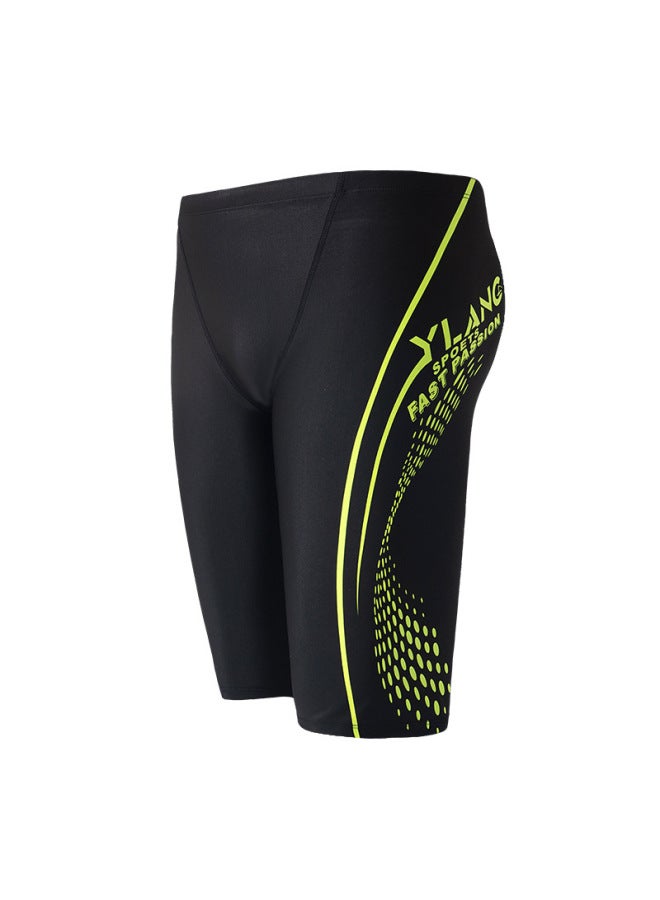 Swimming Trunks Men's Boxer Men's Five-point Fashion Hot Spring Quick-drying Swimsuit Swimming Equipment Imitation Shark Skin Swimming Cap Swimming Trunks Suit