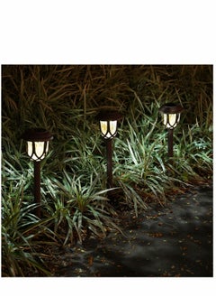 KASTWAVE 10 Pack Solar Lights Outdoor Decorative Solar Pathway Lights Outdoor Solar Powered Garden Yard Lights For Walkway Sidewalk Driveway  - Image 3