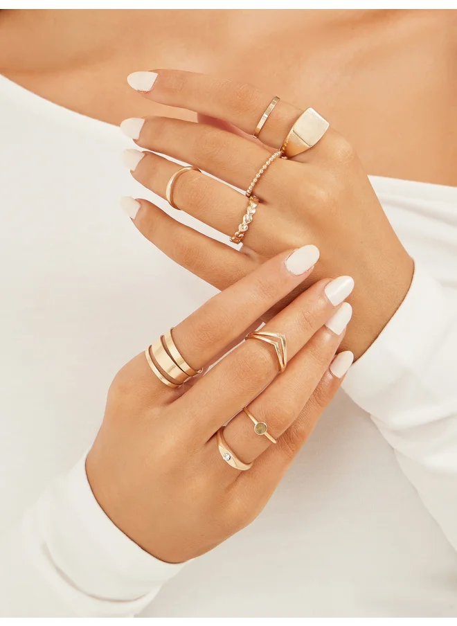 ستايلي Styli Set of 10 - Assorted Rings