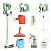 BAYMI Kids Vacuum That Really Works 9Pcs Aged 3 Kids Cleaning Set for Toddlers Toy Cleaner Broom and Dustpan Set Scrub Brushes Baby Boy Girl Gifts  950Green - Image 4